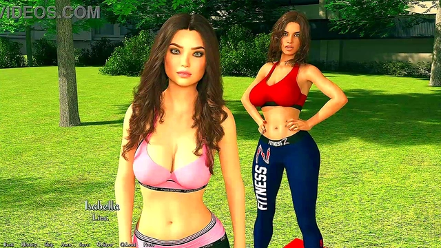 Hot BustyBrunettes Teach Yoga & Seduce You Into A Busty 3D Hentai Adventure