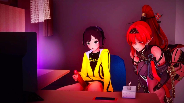 Naughty Mommy Gives Handjob Lesson Before Cowgirl Ride for Creampie Squirt