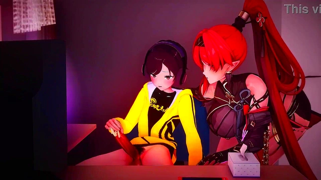 Naughty Mommy Gives Handjob Lesson Before Cowgirl Ride for Creampie Squirt