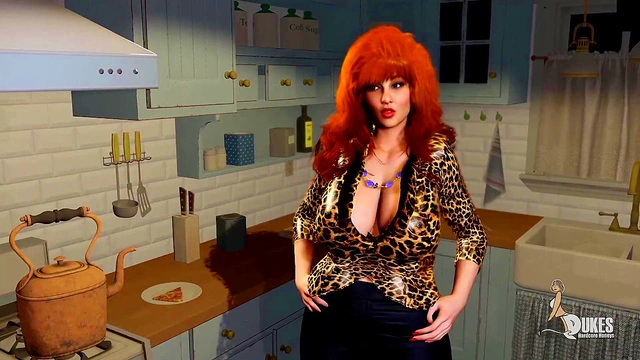 Horny Mature Wife Gets Fucked Hard in Kitchen for Big Boob Creampie