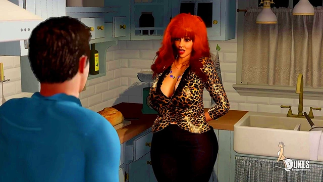 Horny Mature Wife Gets Fucked Hard in Kitchen for Big Boob Creampie