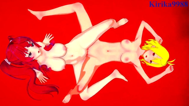 Intense Lesbian Play & Futanari Sex With Big-Busted Anime Girls Ange & Hilda