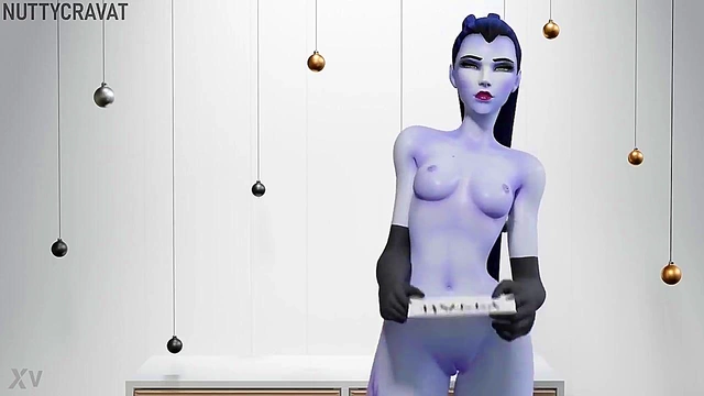 Hentai Widowmaker & D.Va Enjoy Late New Year Fun Together