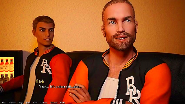 Glorious Day – 3D Anime Chick Debates Dik Choices in naughty Visual Novel Scene