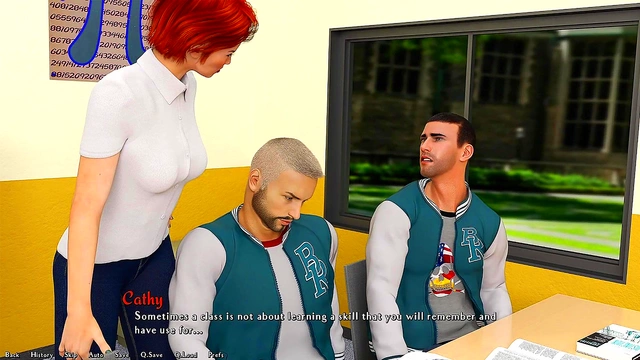 Cheating Redhead College Babe Enjoying Huge Cock From Frat Boy In Busty 3D Anime Game