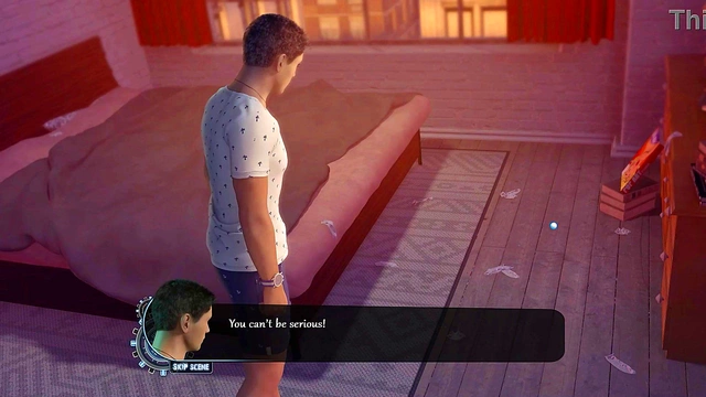 3D Anime Couple Engages in Steamy Spin the Bottle Seduction Session