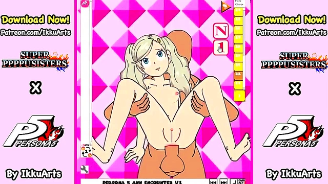 Ann Takamaki from Persona 5 Gets Seductive in Hot Hentai Action