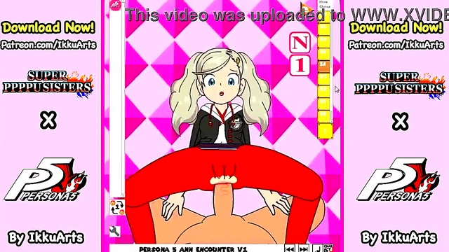 Ann Takamaki from Persona 5 Gets Seductive in Hot Hentai Action