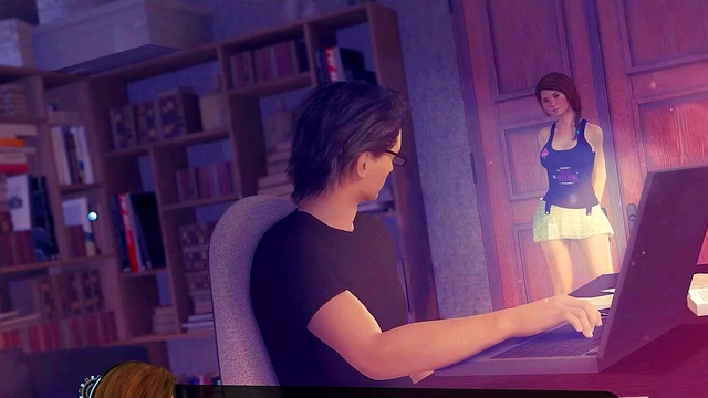 Big 3D Anime Chick Gets Pounded Hard In Visual Novel Paradise