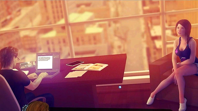 Big 3D Anime Chick Gets Pounded Hard In Visual Novel Paradise