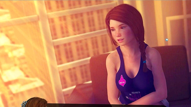 Big 3D Anime Chick Gets Pounded Hard In Visual Novel Paradise