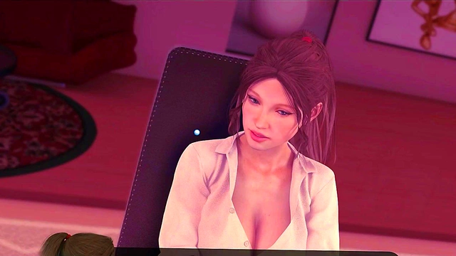 Big 3D Anime Chick Gets Pounded Hard In Visual Novel Paradise