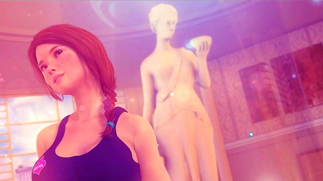 Big 3D Anime Chick Gets Pounded Hard In Visual Novel Paradise