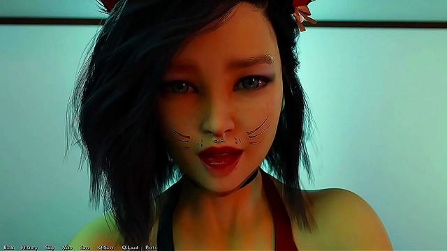 Hot Anime Vixen Strips Seductively for Dikking Fun & Passionate HD Action