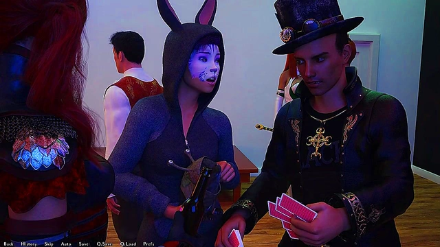 Hot Anime Vixen Strips Seductively for Dikking Fun & Passionate HD Action