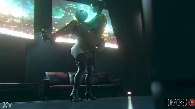 Eve & 2B's 3D Hentai Adventure – Big-Ass Doggy Style & Deep Throat Creampie