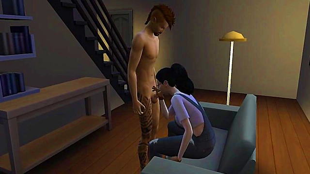 Cute Girl Seduces Ukupanipo for steamy 3D Hentai Game Action