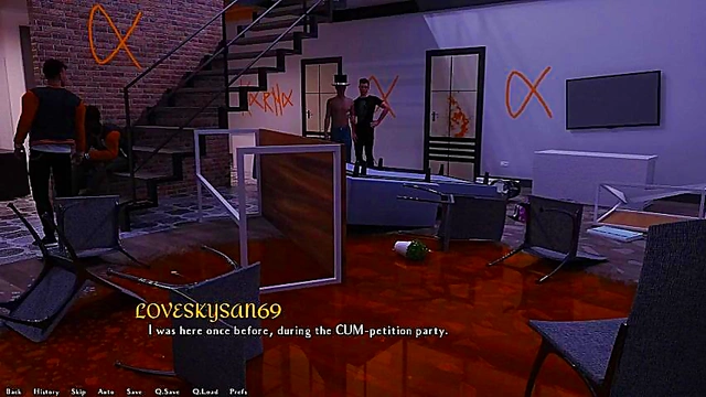 3D Hentai Anime Chick Rides Dick in Visual Novel Fantasy Scene