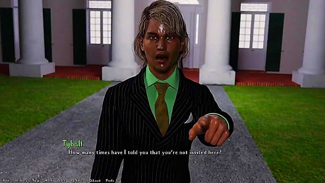 3D Hentai Anime Chick Rides Dick in Visual Novel Fantasy Scene