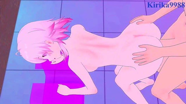 Honkai Star Rail – Trailblazer & March 7th Enjoy Intense 3D Anime Sex With Big Boobs Creampie