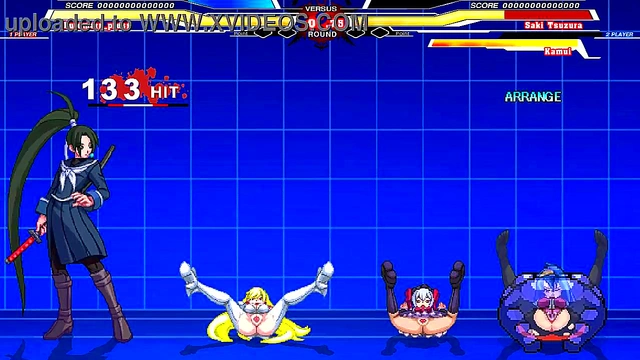 Hentai Anime Sex Battle – Kuromaru vs ARCANA HEART for Intense Cumshot Action