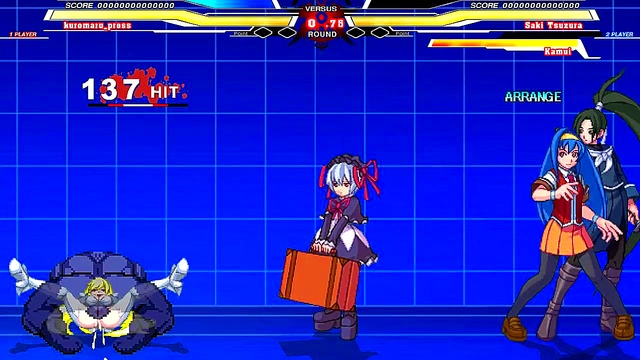 Hentai Anime Sex Battle – Kuromaru vs ARCANA HEART for Intense Cumshot Action