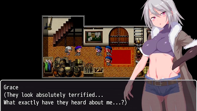 Grace's Humiliating Exhibition in Labyrinth Town’s Hentai GameAdventure