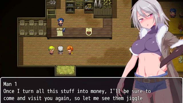 Grace's Humiliating Exhibition in Labyrinth Town’s Hentai GameAdventure