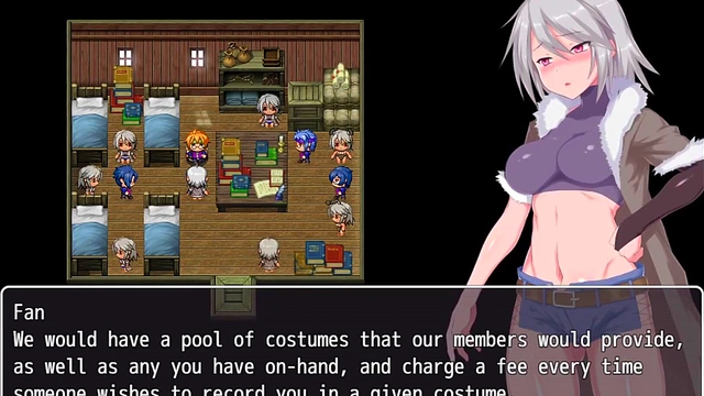 Grace's Humiliating Exhibition in Labyrinth Town’s Hentai GameAdventure