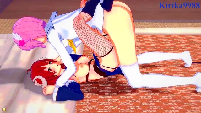 Shamiko & Momo's Intense Futanari Action in The Demon Girl Next Door