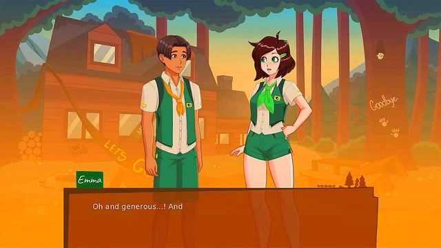 Dirty Panties at Camp Mourning Wood – 3D Anime Couples Get Intimate