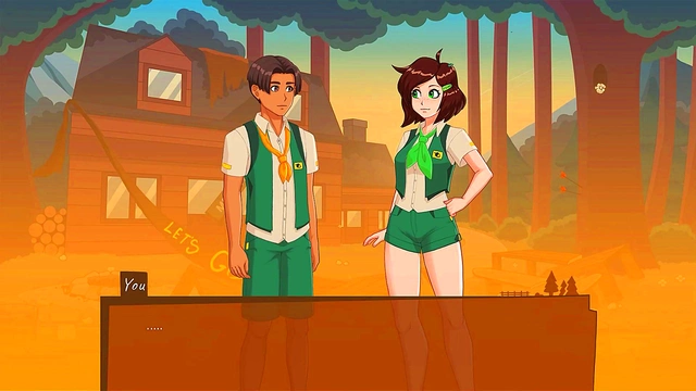 Dirty Panties at Camp Mourning Wood – 3D Anime Couples Get Intimate