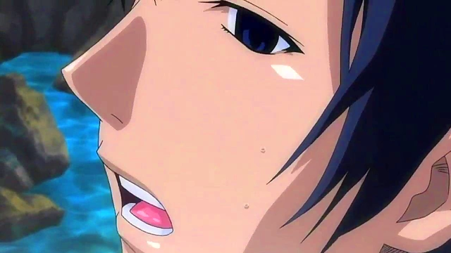 Shy Prison Girl Gives Hot Blowjob & Doggy Style Action In Kimono At Hot Spring