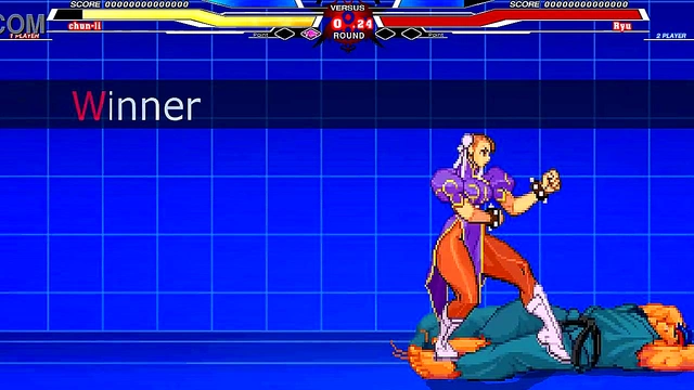 Chun-Li Takes On Long in Intense Hentai Sex Battle With Juicy Cumshot Finale