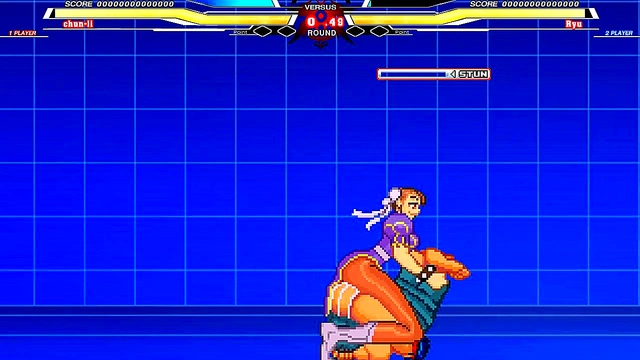 Chun-Li Takes On Long in Intense Hentai Sex Battle With Juicy Cumshot Finale