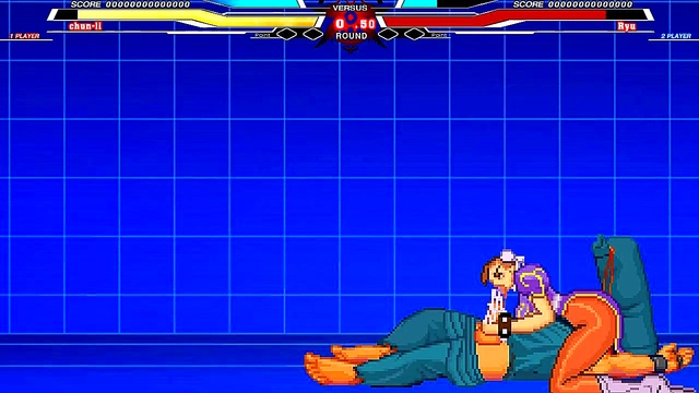 Chun-Li Takes On Long in Intense Hentai Sex Battle With Juicy Cumshot Finale