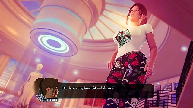 New Beginnings – 3D Anime Couple Explore Passion In Visual Novel Style