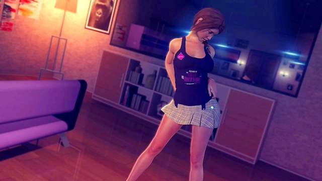 New Beginnings – 3D Anime Couple Explore Passion In Visual Novel Style