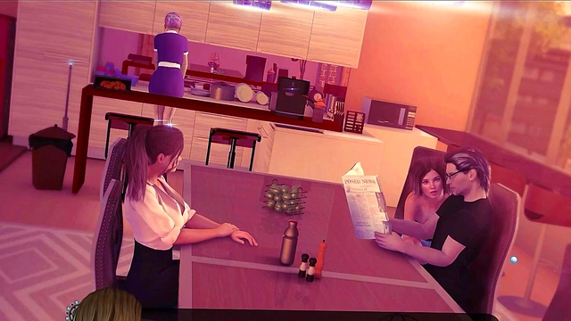 New Beginnings – 3D Anime Couple Explore Passion In Visual Novel Style