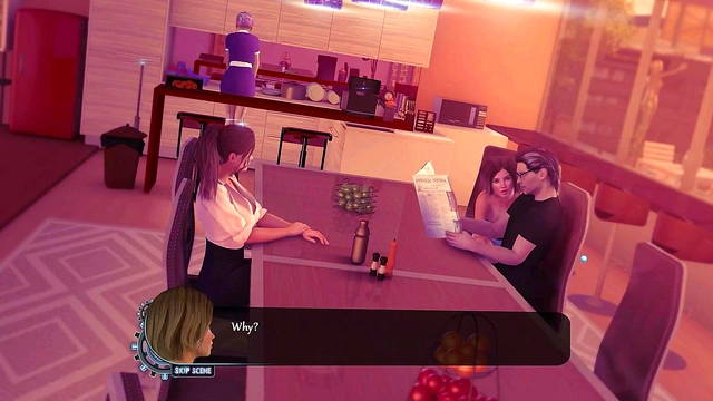 New Beginnings – 3D Anime Couple Explore Passion In Visual Novel Style