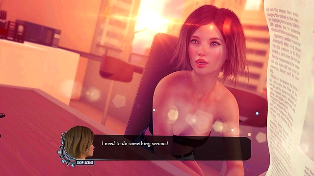 New Beginnings – 3D Anime Couple Explore Passion In Visual Novel Style