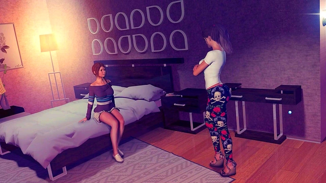 New Beginnings – 3D Anime Couple Explore Passion In Visual Novel Style