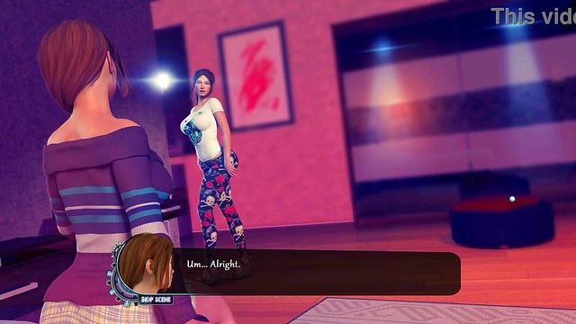 New Beginnings – 3D Anime Couple Explore Passion In Visual Novel Style