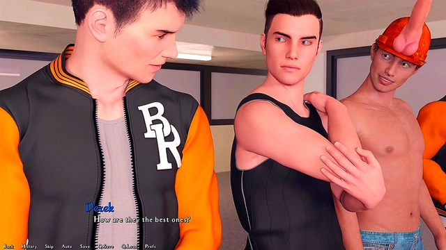 Two Busty Anime Teens Kiss Passionately While Planning Their Business Venture