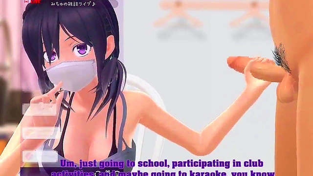 Horny Big-Titted Anime Chick Sucks Dick By The Stream For A Juicy Finish