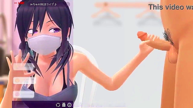 Horny Big-Titted Anime Chick Sucks Dick By The Stream For A Juicy Finish