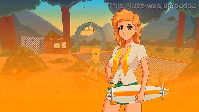 Sexy 3D Anime Babe Tempts You at Camp Mourning Wood With Her Lacy Bra