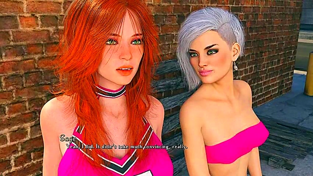 Sexy 3D Anime Car Wash Leads to Hot Visual Novel Action