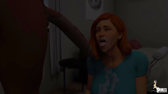 Mature Anime Professors Fuck Busty College Student for Threesome Creampie