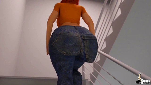 Mature Anime Professors Fuck Busty College Student for Threesome Creampie